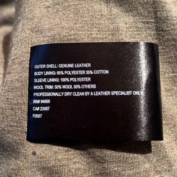 Ashley B - Bernardo leather jacket. - Picture 11 of 11